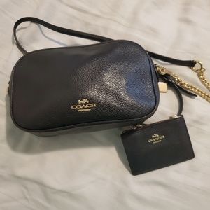 Coach Crossbody & Keychain Wallet
